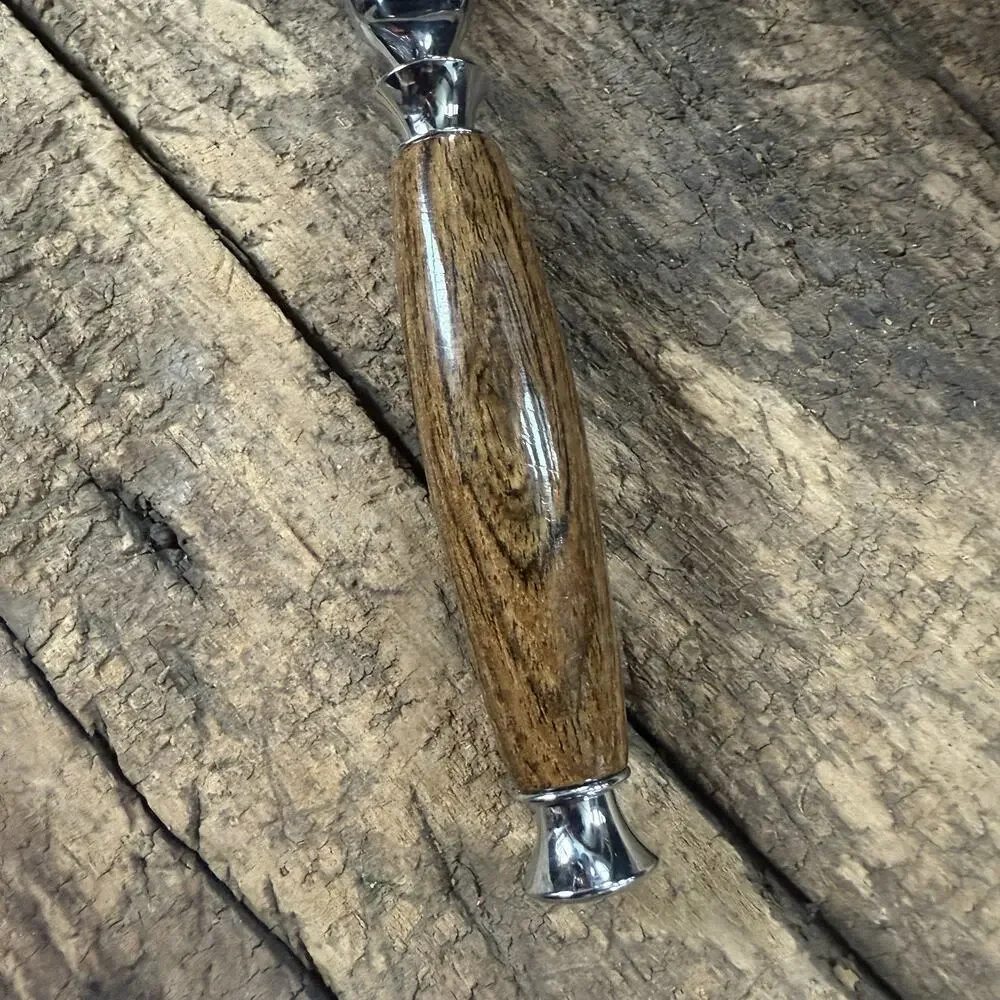 Imperium Shaving Handmade Zebrawood Luxury Razor - Fits Gillette Mache 3/Fusion